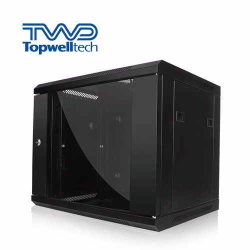 30KG Customize 9U Server Rack Cabinet Black Wall Rack Cabinet - Image 1