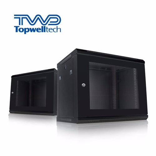 30KG Customize 9U Server Rack Cabinet Black Wall Rack Cabinet - Image 2