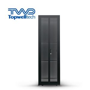 Black 32U Network Cabinet Server Rack For Network