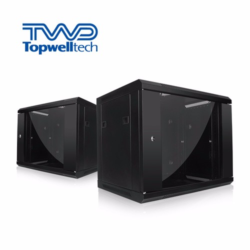 High Quality Customize 15U Server Rack Cabinet Black Wall Rack Cabinet For Office
