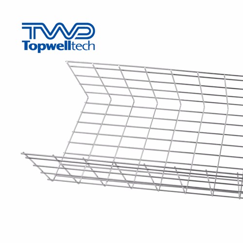 Wire Mesh Cable Tray Quick Installation With Accessories