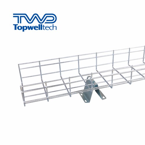 Wire Mesh Cable Tray Quick Installation With Accessories