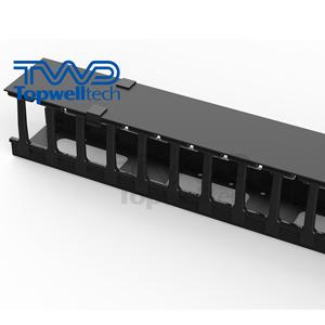 Tipo de dedo Cable Manager Accesorios para Rack