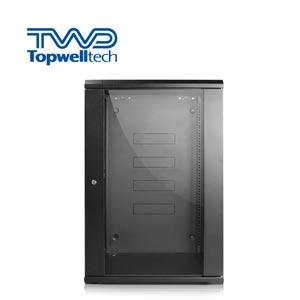 Gabinete de rack de pared negro de alta calidad personalizar 15U para oficina