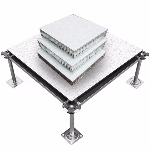 Plancher surélevé en nid d'abeille en aluminium - Image 1