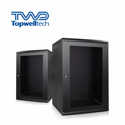 Prix bas Personnaliser le noir 6U Rack Cabinet Network Wall Cabinet 60KG - Image 2