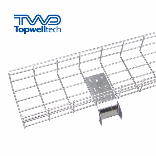 Chemin de câbles en treillis métallique en acier inoxydable SS304 SS316