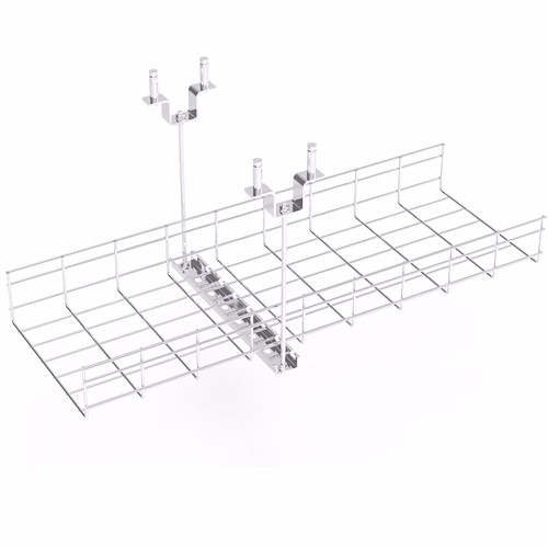 Chemin de câbles en treillis métallique en acier inoxydable SS304 SS316